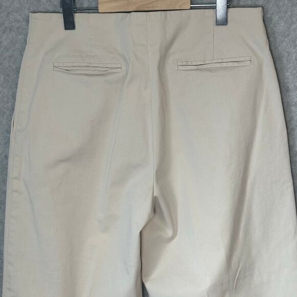 Antonelli Firenze Sz 42, US‎ 6 Cropped Slacks Baggy Cuffed Wide Leg Quiet Luxury - Picture 12 of 14